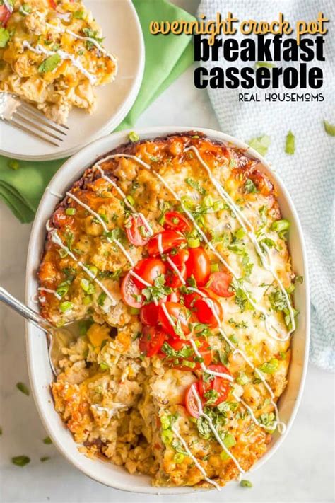 This is also perfect to make in the ninja foodi too! Overnight Crock Pot Breakfast Casserole ⋆ Real Housemoms