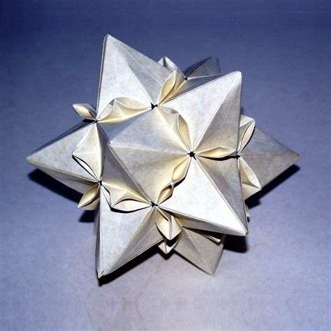 Origami Me Zinnia Star Lesser Stellated Dodecahedron By