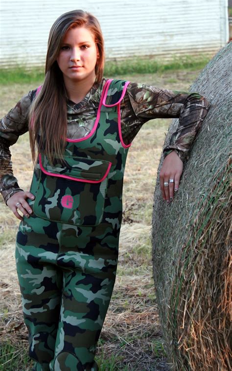 First she tries the black hunter/gates neo streamfisher waders. Camo with Hot Pink Trim Wader from Gator Waders | Gone ...