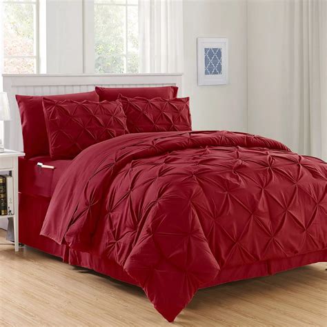 Hi Loft Luxury Pintuck 8 Piece Comforter Set Bed Bath And Beyond