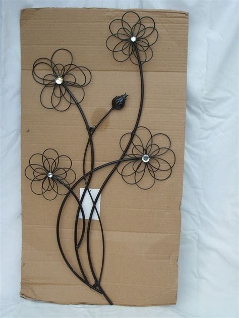 top 20 of metal flowers wall art