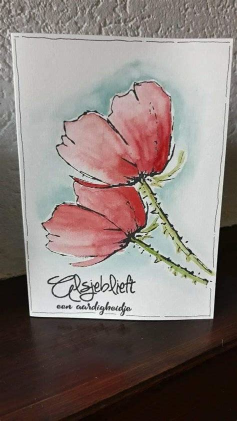 Pin By Nancy Souza On Rubber Stamping Watercolor Flowers Tutorial