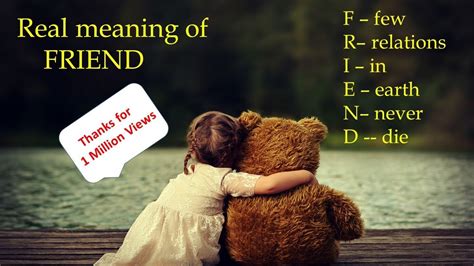 You have someone who you spend time with, who knows you sometimes better than you know yourself, and who is there for you no matter what. Value of FRIENDSHIP -- motivational video - YouTube