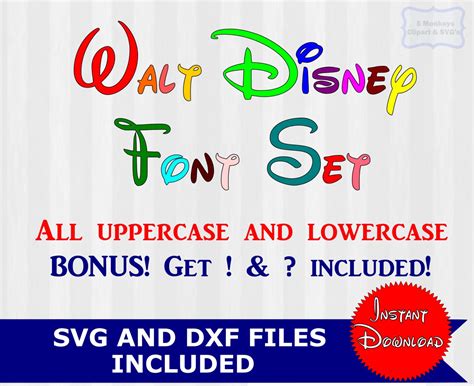 5735 Disney Font Svg Free Download Svg Png Eps Dxf File