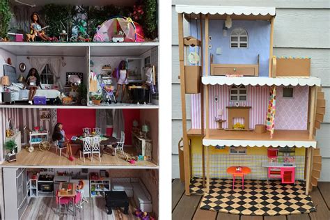 How To Make A Diy Dollhouse For Barbie Dolls Suni Doll Vlrengbr