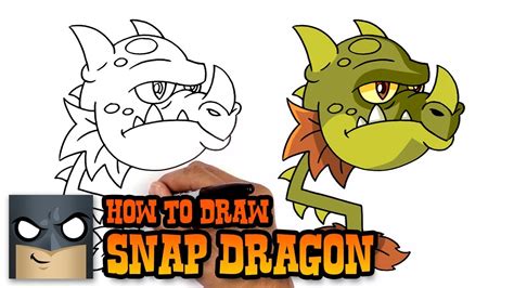 Як намалювати Левового зіва snap dragon з популярної гри покрокова інструкція ravlyk