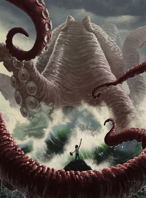 Face Your Nightmares Kraken Art Sea Creatures Sea Monsters