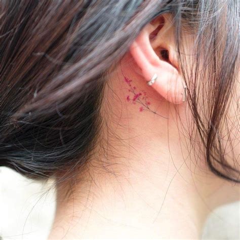 These Ear Tattoos Will Convince You To Get Inked Behind Ear Tattoos
