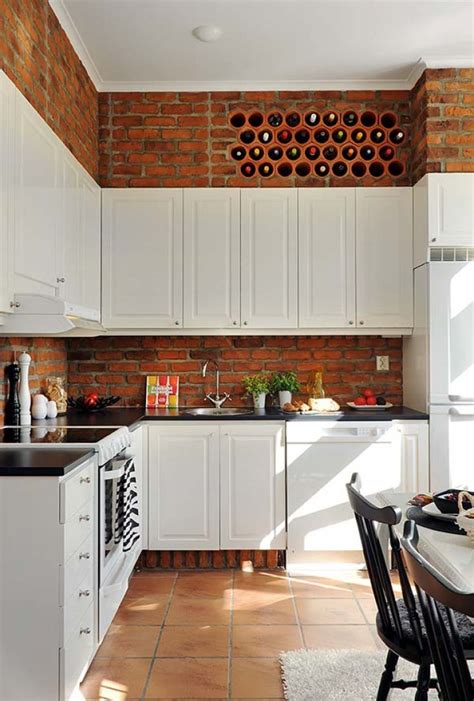 53 Impressive Kitchens With Brick Walls And Ceilings Interior God