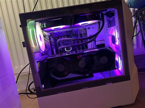 First Pc Build Since 2015 I Like The Vertical Gpu In Matx Case And