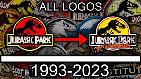 All Jurassic Park Logos 1993 2023 Youtube