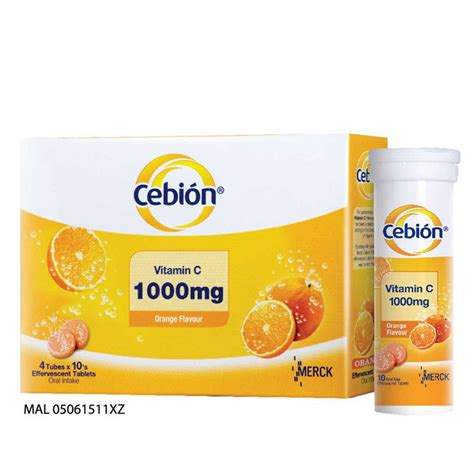 Vitamin c supplements, such as vitamin c tablets, drink mixes and capsules, are a great way to ensure you're getting the recommended daily allowance and supporting whole body health. Cebion Vitamin C 1000mg Effervescent Tablet (4x10's ...