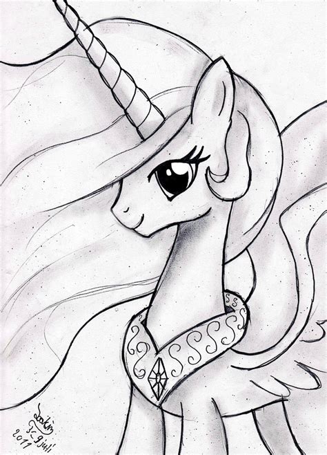 Mlp Fim Princess Celestia 3 By Joakaha On Deviantart