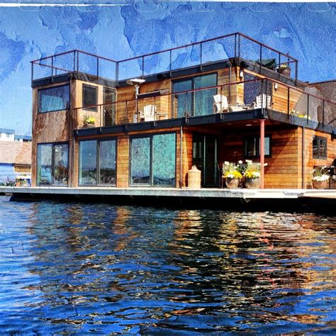 Seattle Floating Homes Skyfall House Boat Lake House Portage Bay