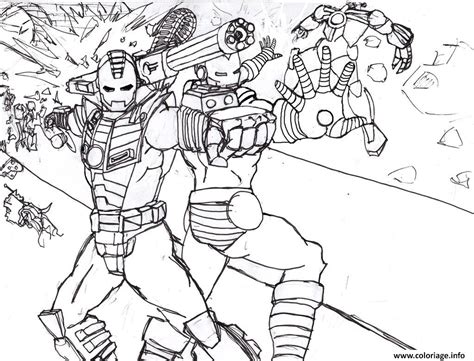 Coloriage iron man 48  JeColorie.com