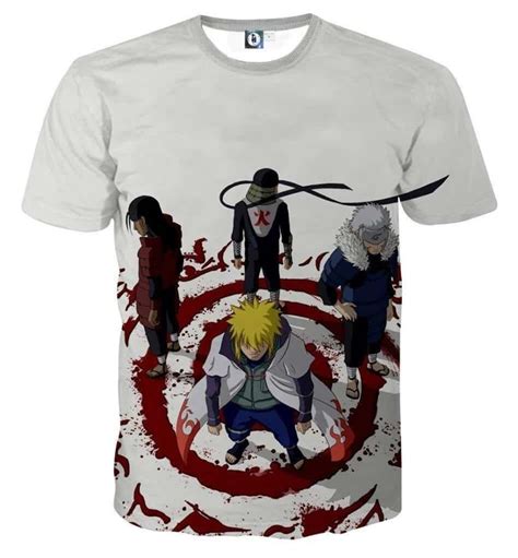 Anime Naruto Shippuden Hokage Japanese Anime Cool T Shirt