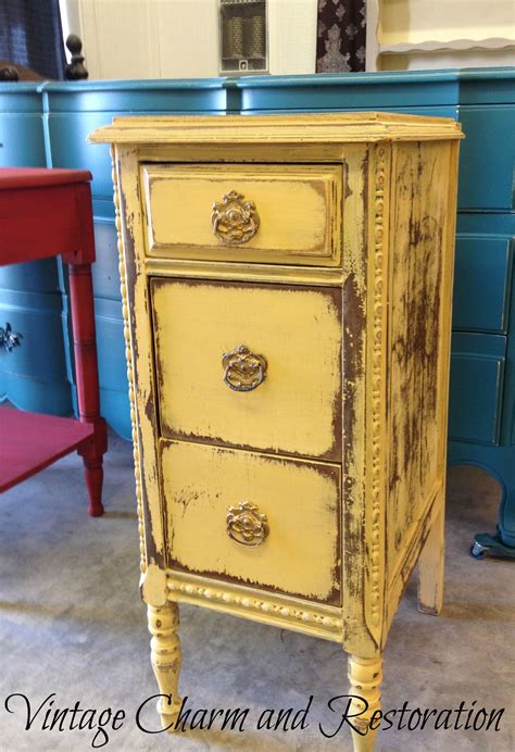 Iheartyellow Vintage Charm And Restoration Yellow Painted Furniture