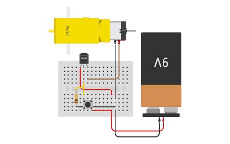 Circuit Design Simple Dc Motor Tinkercad