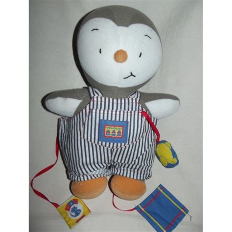 Doudou Tchoupi T Choupi Nathan Jeux Peluche 32 Cm Environ Gris Blanc