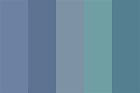 Dusty Blue And Teal Color Palette Teal Color Palette Blue Colour