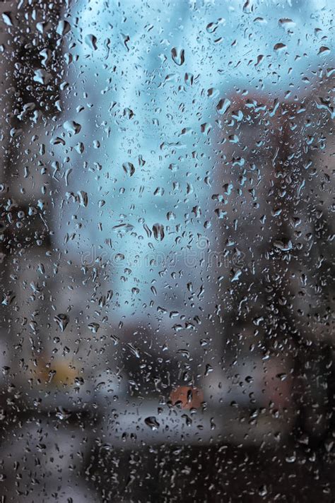 It S Raining Outside Stock Photo Image Of Blurred Night 36334728