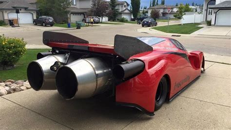 Insane Ferrari Enzo Dragster With Rolls Royce Jet Engines 650 Kmh Top