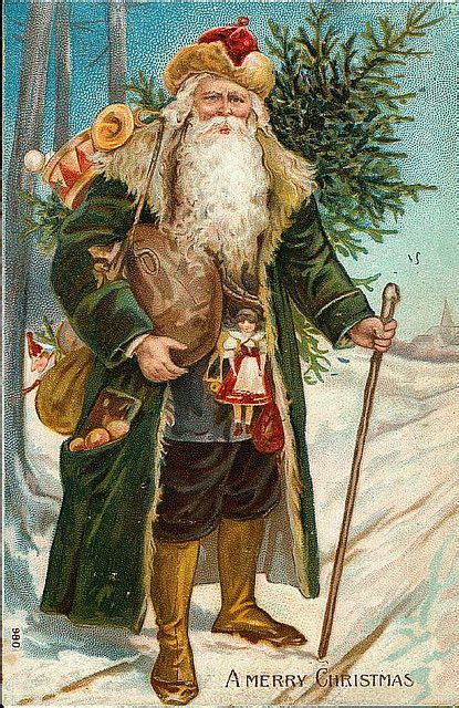 Vintage Christmas Santa Claus Postcard