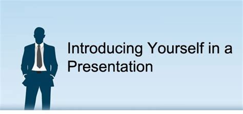 Introducing Yourself In A Powerpoint Presentation Powerpoint Presentation