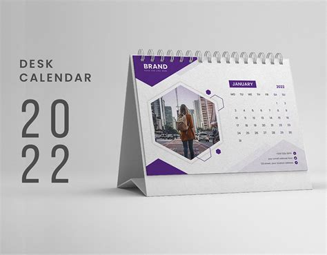 Desk Calendar 2022 Behance