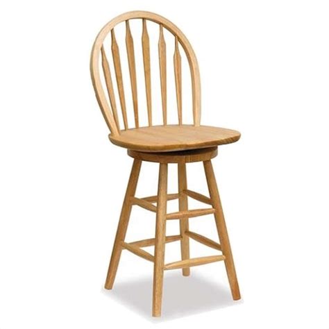 winsome wood 24 windsor swivel seat natural bar stool ebay