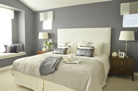 This is particularly important in a bedroom, as the paint color can provide. Gray purple feminine master bedroom | Home Ideas | Pinterest