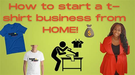 How To Start A T Shirt Business From Home Youtube