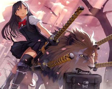 1920x1080px 1080p Free Download Young Samurai Katana Girl Anime