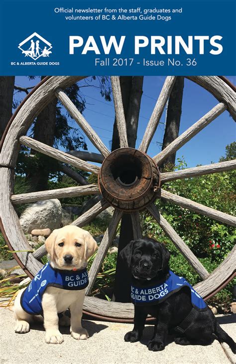 Newsletters And Reports Bc And Alberta Guide Dogs