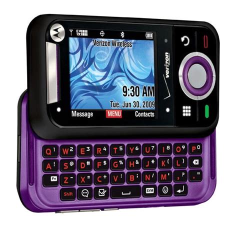 Motorola Rival A455 Phone Purple Verizon Wireless Cell