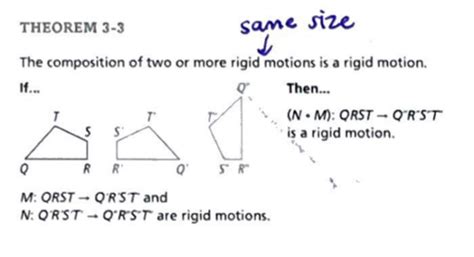 3 4 Classification Of Rigid Motions Flashcards Quizlet