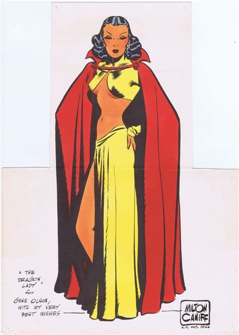 Dragon Lady Hand Colored And Personalized Print By Milton Caniff