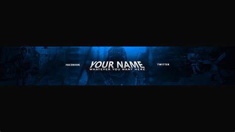 Blue Youtube Banner Background 2560x1440