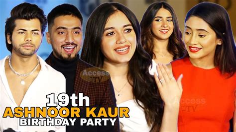 Ashnoor Kaur 19th Grand Birthday Party Faisujannat Zubairshivangi Joshisiddharth Nigam