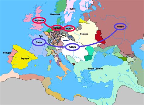 The Seven Years War Map