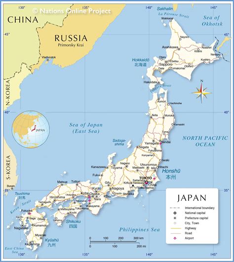 B N Nh T B N N M Japan Map