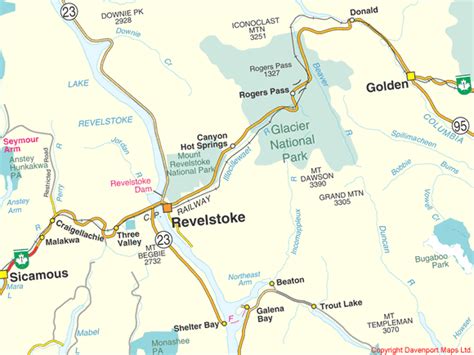 Revelstoke National Park Map My Blog