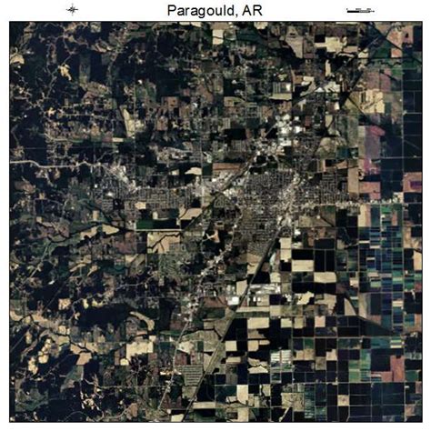 Aerial Photography Map Of Paragould Ar Arkansas