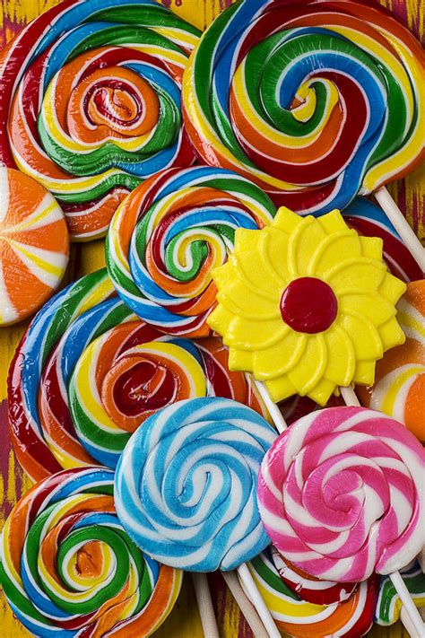 Yummy Candy Suckers Photograph By Garry Gay Fine Art America