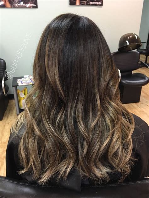 Auburn highlights are an easy pick! Chocolate brown hair with honey and ash lowlights , brown ...