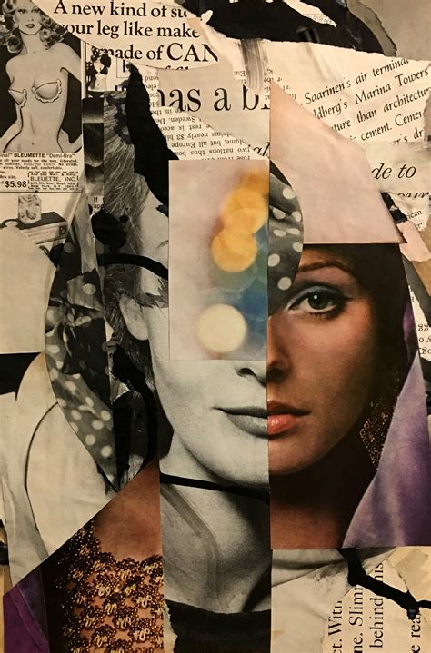 2017 2019 mixed media collage portraits — russell c smith mixed media and collage artist
