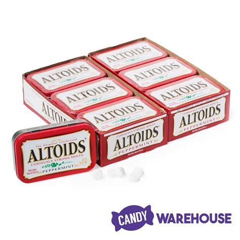Altoids Mints Tins Peppermint 12 Piece Box Candy Warehouse