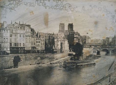 Photographie Daguerréotype De 1839 Notre Dame De Paris Et Les Bords