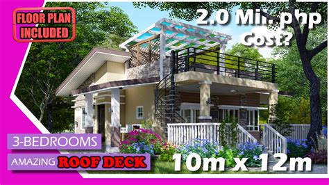 Small House Design 3 BEDROOM BUNGALOW HOUSE DESIGN With AMAZING ROOF