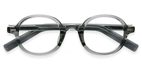 K9002 Oval Gray Eyeglasses Frames Leoptique